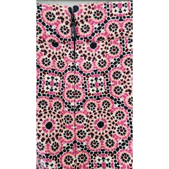 J Crew Straight Mini Skirt 6 Pink Blue Floral Printed Pockets AO111 - Picture 4 of 7